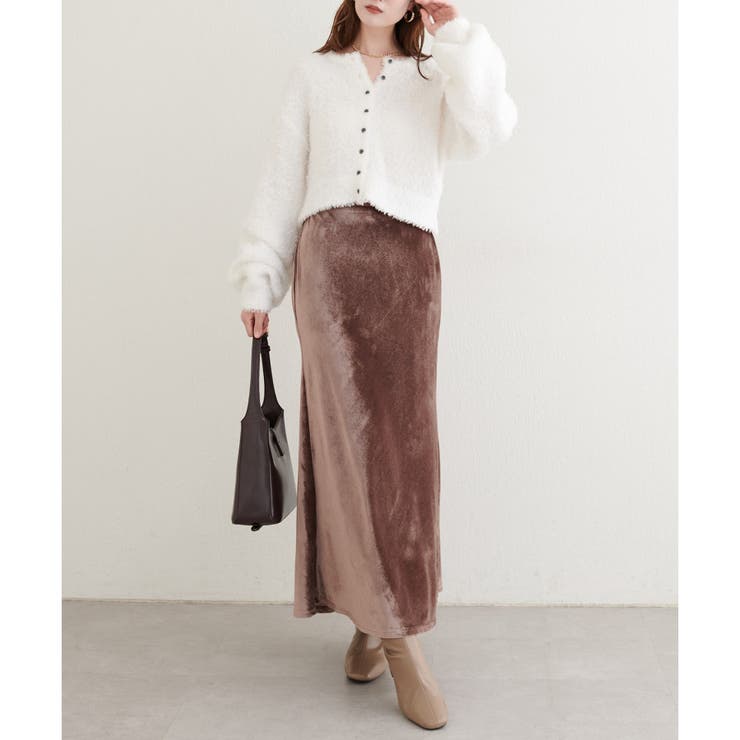 【natural couture】クロップドカーディガン | NICE CLAUP / OLIVE des OLIVE　OUTLET | 詳細画像4 