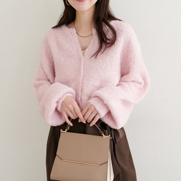 【natural couture】クロップドカーディガン | NICE CLAUP / OLIVE des OLIVE　OUTLET | 詳細画像5 