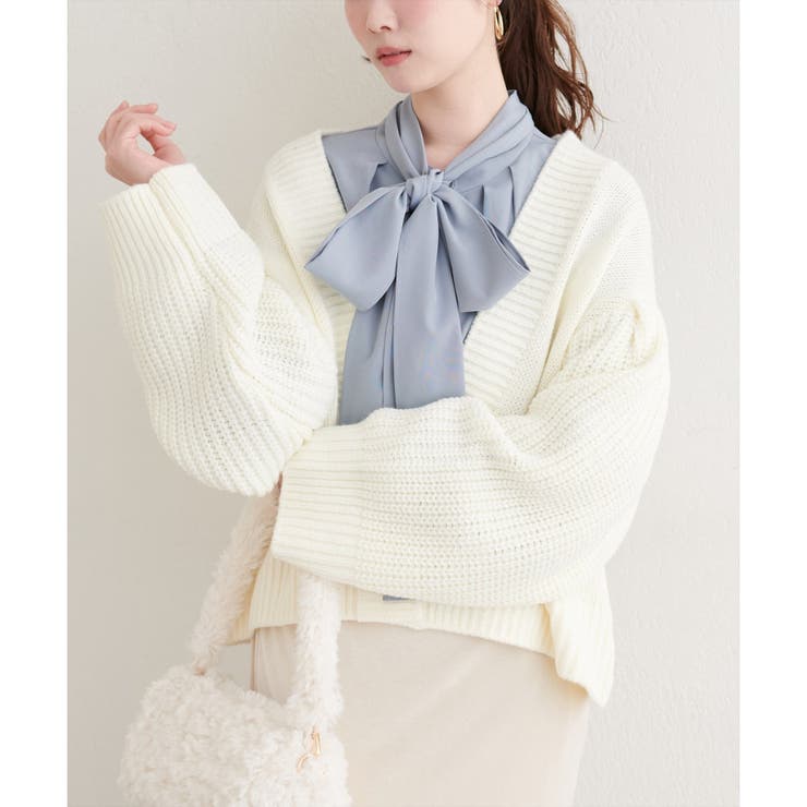 【natural couture】ざっくり編みカーディガン | NICE CLAUP / OLIVE des OLIVE　OUTLET | 詳細画像21 