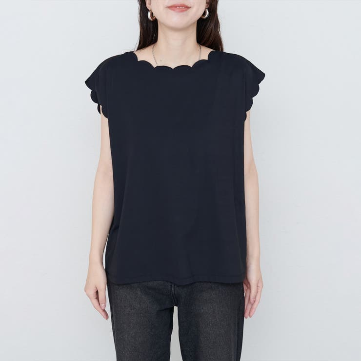 【natural couture】前後２WAYスカラップノースリカットソーブ… | NICE CLAUP / OLIVE des OLIVE　OUTLET | 詳細画像26 