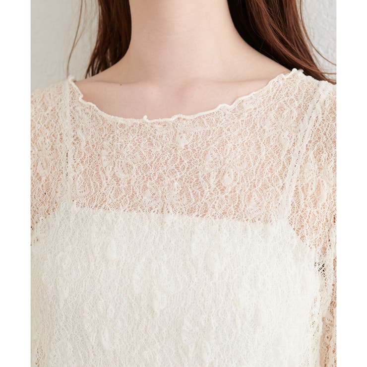 【natural couture】リボンビスチェ&レースメロウTセット | NICE CLAUP / OLIVE des OLIVE　OUTLET | 詳細画像23 