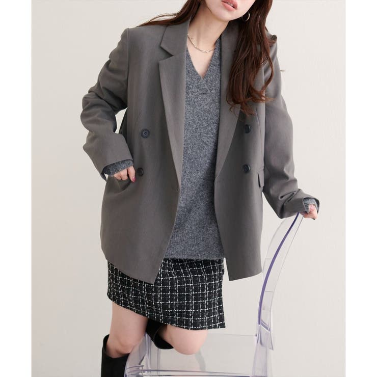 【natural couture】ベルト付きロングテーラージャケット | NICE CLAUP / OLIVE des OLIVE　OUTLET | 詳細画像13 