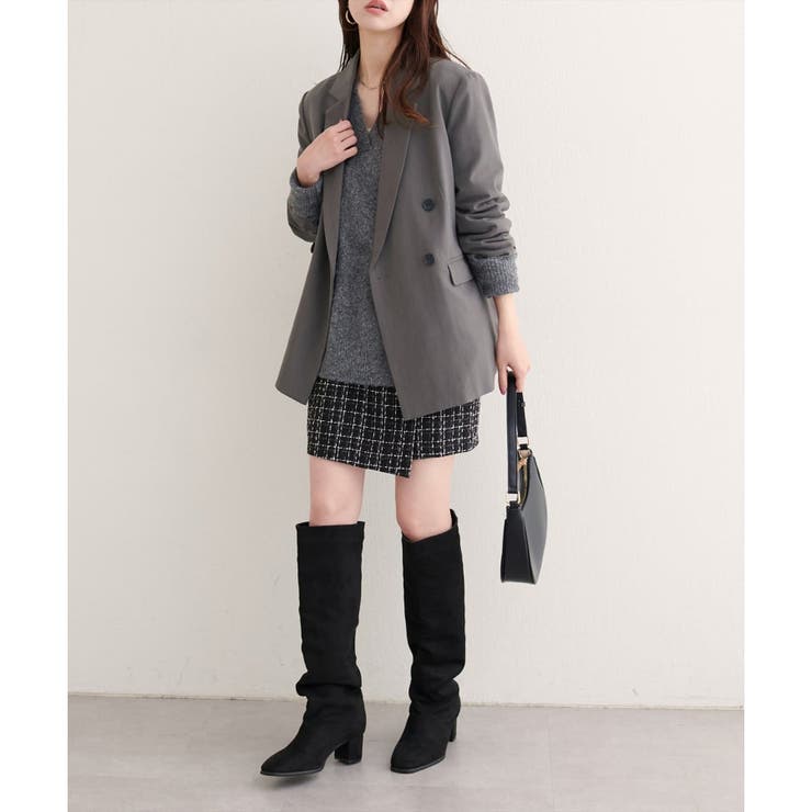 【natural couture】ベルト付きロングテーラージャケット | NICE CLAUP / OLIVE des OLIVE　OUTLET | 詳細画像15 