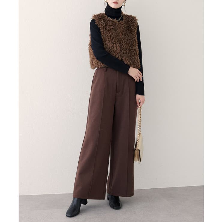 【natural couture】フェイクファーベスト | NICE CLAUP / OLIVE des OLIVE　OUTLET | 詳細画像15 