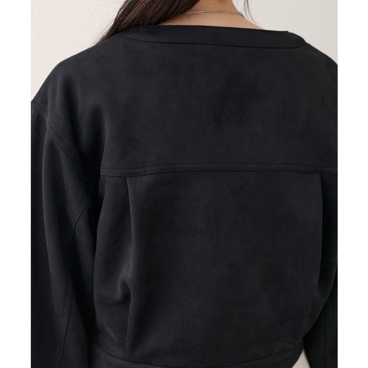 【natural couture】スウェード風ブルゾン | NICE CLAUP / OLIVE des OLIVE　OUTLET | 詳細画像7 