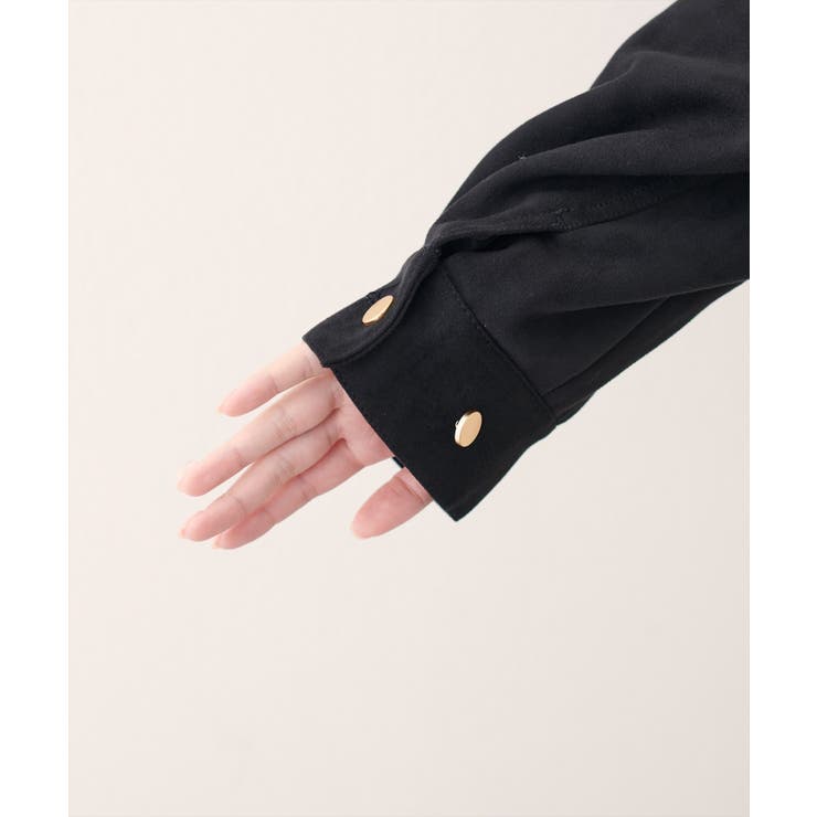 【natural couture】スウェード風ブルゾン | NICE CLAUP / OLIVE des OLIVE　OUTLET | 詳細画像8 