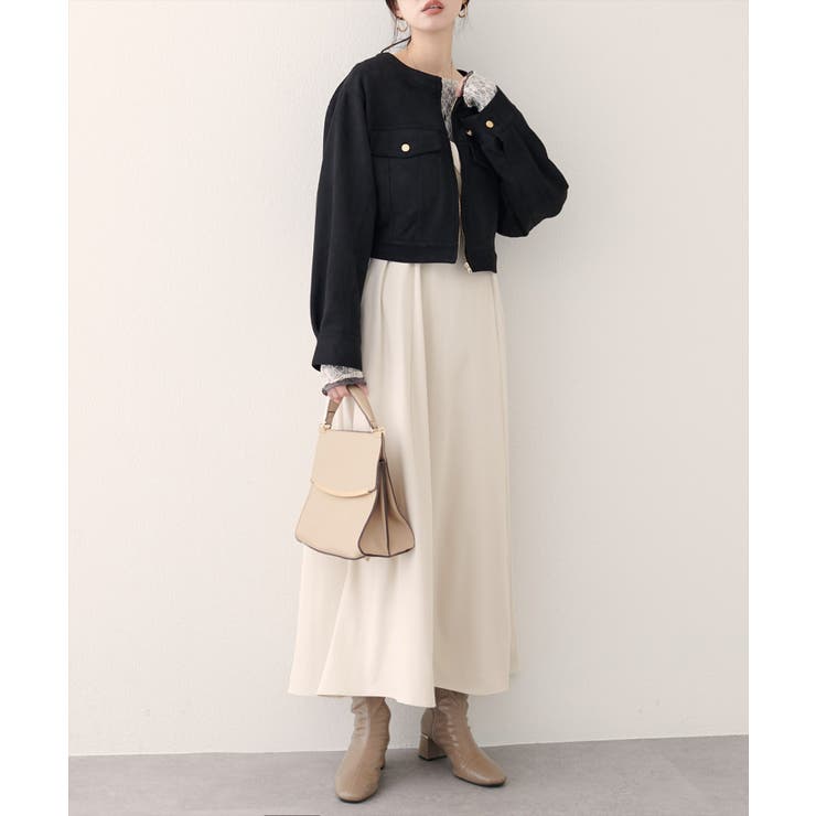 【natural couture】スウェード風ブルゾン | NICE CLAUP / OLIVE des OLIVE　OUTLET | 詳細画像12 