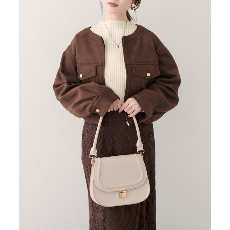 【natural couture】スウェード風ブルゾン | NICE CLAUP / OLIVE des OLIVE　OUTLET | 詳細画像20 