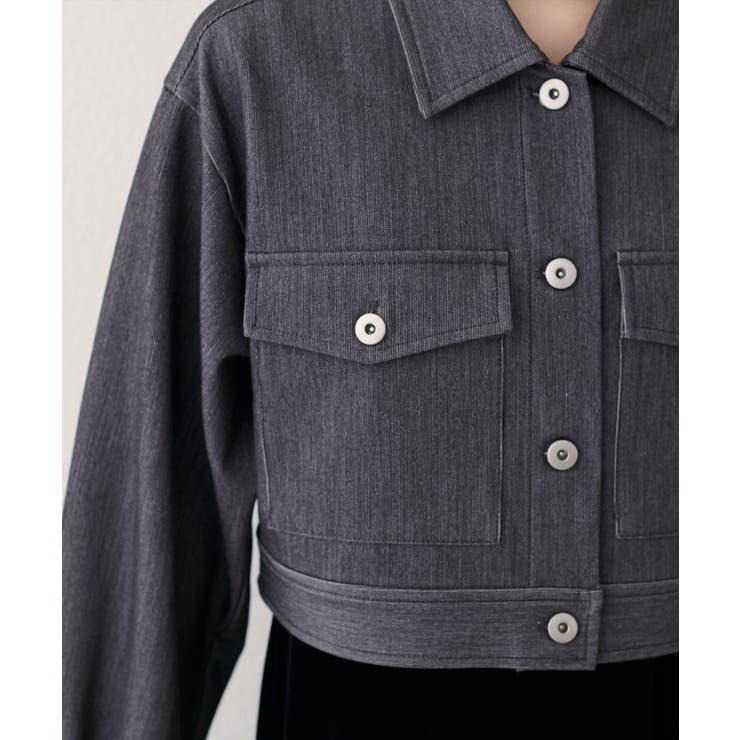 【natural couture】クロップドシャツブルゾン | NICE CLAUP / OLIVE des OLIVE　OUTLET | 詳細画像9 