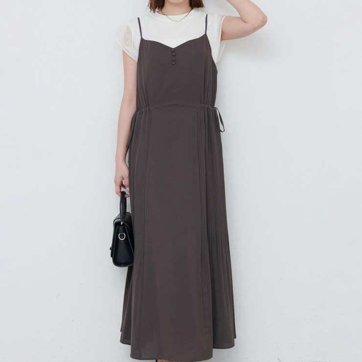  ＜canami＞両サイドプリーツキャミワンピース | NICE CLAUP / OLIVE des OLIVE　OUTLET | 詳細画像11 