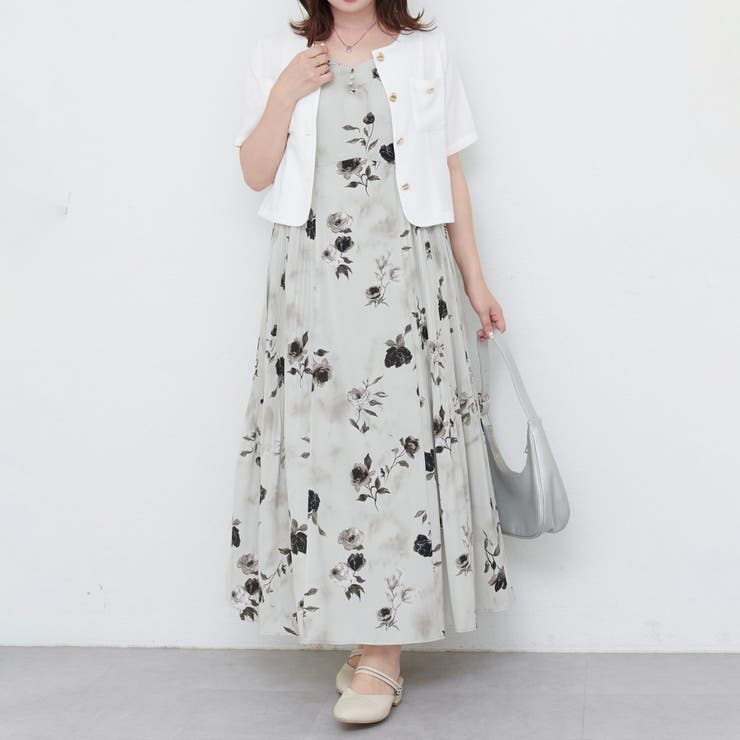  ＜canami＞両サイドプリーツキャミワンピース | NICE CLAUP / OLIVE des OLIVE　OUTLET | 詳細画像20 