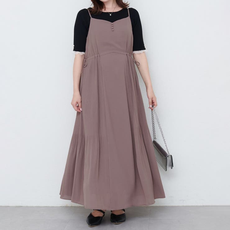  ＜canami＞両サイドプリーツキャミワンピース | NICE CLAUP / OLIVE des OLIVE　OUTLET | 詳細画像27 