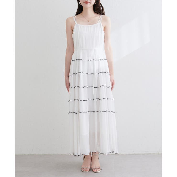 【natural couture】プリーツメローキャミワンピース | NICE CLAUP / OLIVE des OLIVE　OUTLET | 詳細画像2 