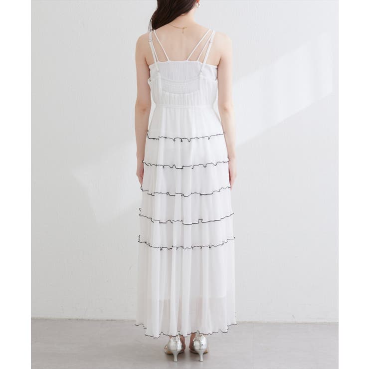【natural couture】プリーツメローキャミワンピース | NICE CLAUP / OLIVE des OLIVE　OUTLET | 詳細画像4 