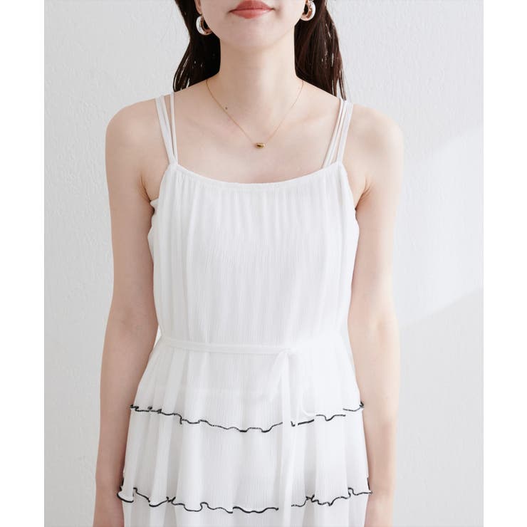 【natural couture】プリーツメローキャミワンピース | NICE CLAUP / OLIVE des OLIVE　OUTLET | 詳細画像6 