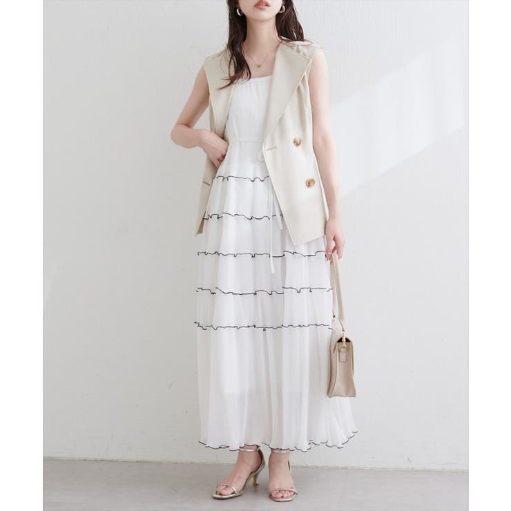 【natural couture】プリーツメローキャミワンピース | NICE CLAUP / OLIVE des OLIVE　OUTLET | 詳細画像10 