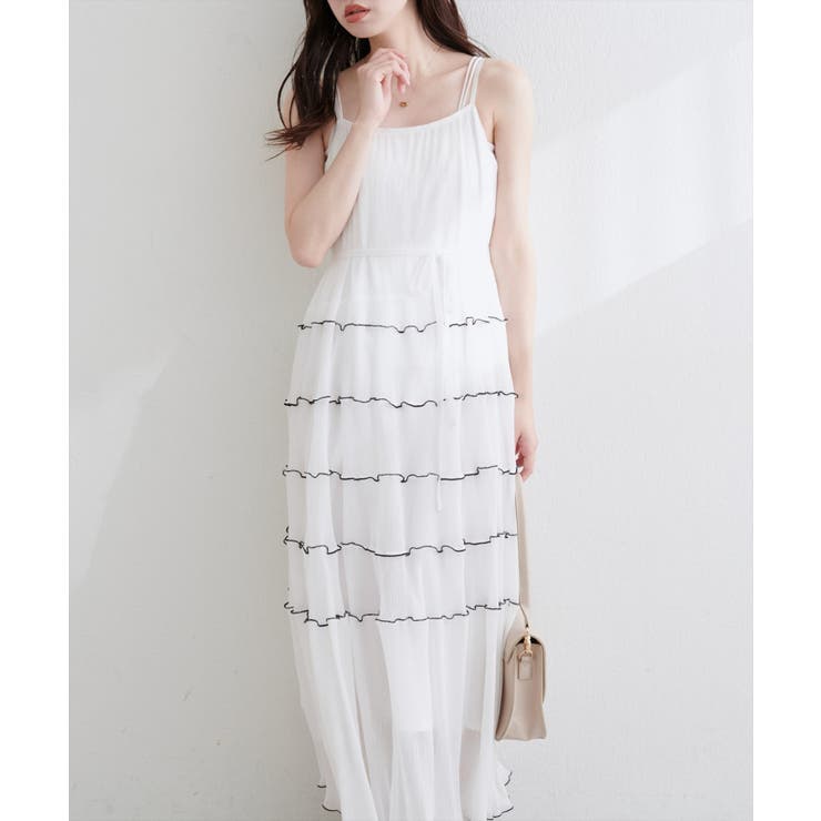 【natural couture】プリーツメローキャミワンピース | NICE CLAUP / OLIVE des OLIVE　OUTLET | 詳細画像15 