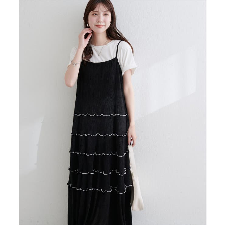 【natural couture】プリーツメローキャミワンピース | NICE CLAUP / OLIVE des OLIVE　OUTLET | 詳細画像19 