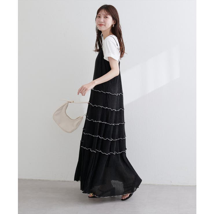 【natural couture】プリーツメローキャミワンピース | NICE CLAUP / OLIVE des OLIVE　OUTLET | 詳細画像21 