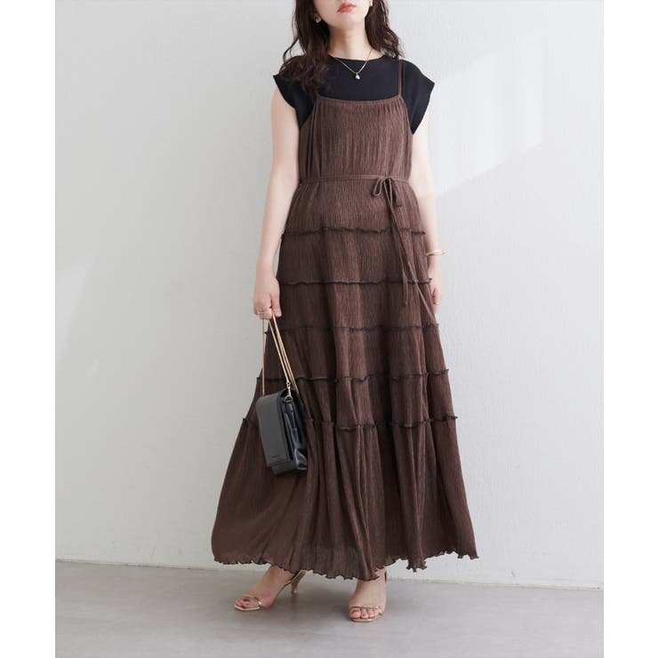 【natural couture】プリーツメローキャミワンピース | NICE CLAUP / OLIVE des OLIVE　OUTLET | 詳細画像25 