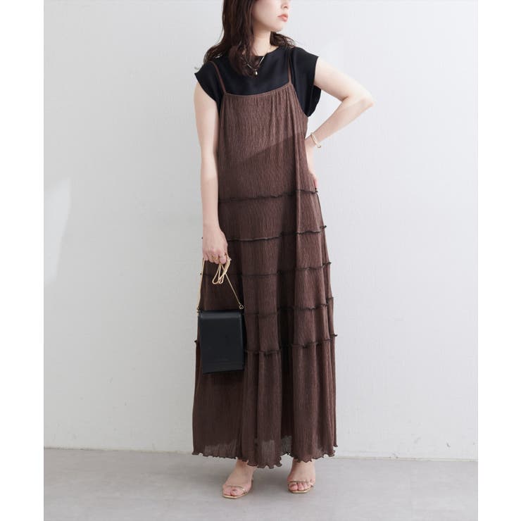 【natural couture】プリーツメローキャミワンピース | NICE CLAUP / OLIVE des OLIVE　OUTLET | 詳細画像27 