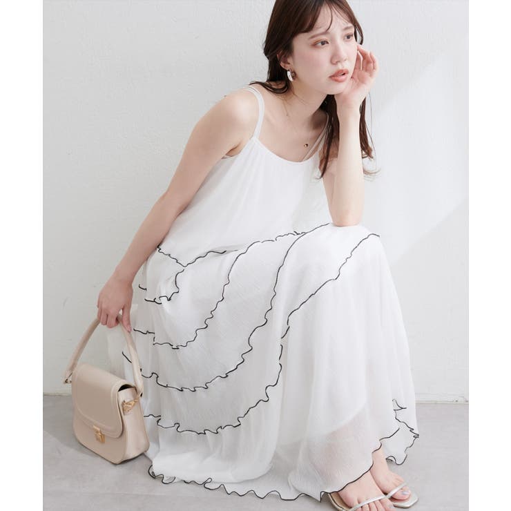 オフ | 【natural couture】プリーツメローキャミワンピース | NICE CLAUP / OLIVE des OLIVE　OUTLET