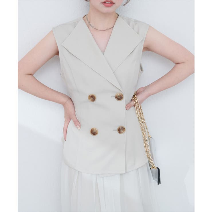 【natural couture】ベストセットキャミワンピース | NICE CLAUP / OLIVE des OLIVE　OUTLET | 詳細画像3 