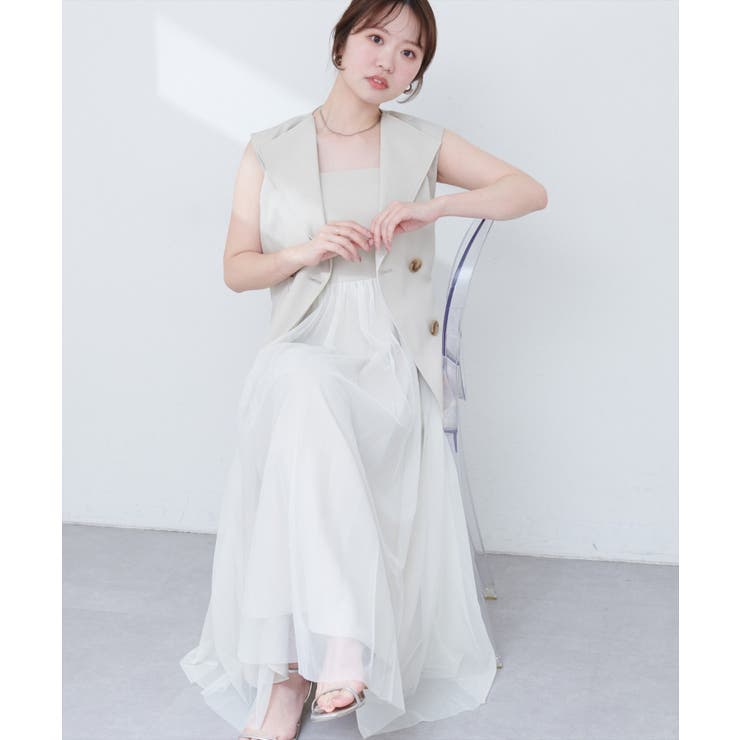 【natural couture】ベストセットキャミワンピース | NICE CLAUP / OLIVE des OLIVE　OUTLET | 詳細画像5 