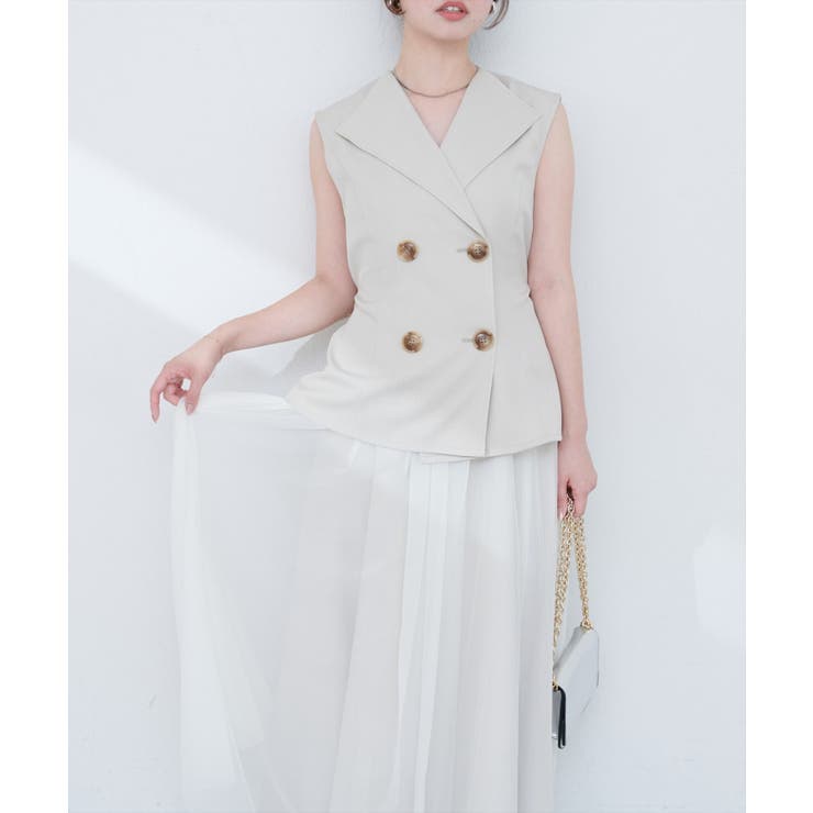 【natural couture】ベストセットキャミワンピース | NICE CLAUP / OLIVE des OLIVE　OUTLET | 詳細画像12 