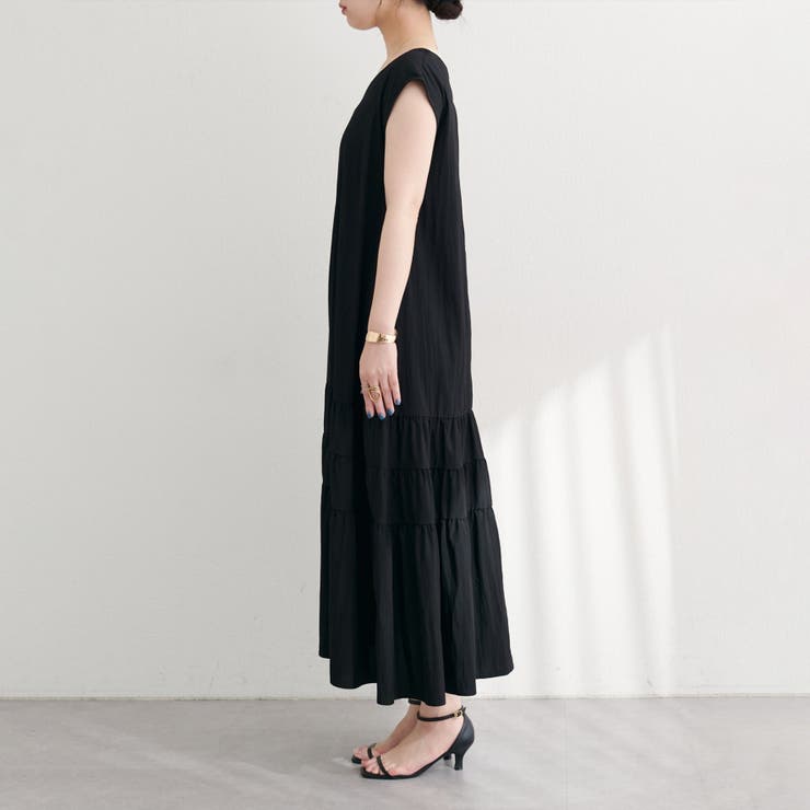 【natural couture】Vネックギャザー切替ワンピース | NICE CLAUP / OLIVE des OLIVE　OUTLET | 詳細画像20 