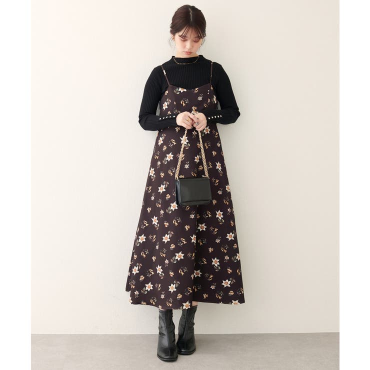 【natural couture】フロリエンタルキャミワンピース | NICE CLAUP / OLIVE des OLIVE　OUTLET | 詳細画像17 