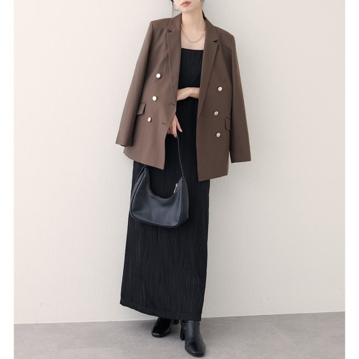 【natural couture】流線ストライプナローワンピース | NICE CLAUP / OLIVE des OLIVE　OUTLET | 詳細画像12 