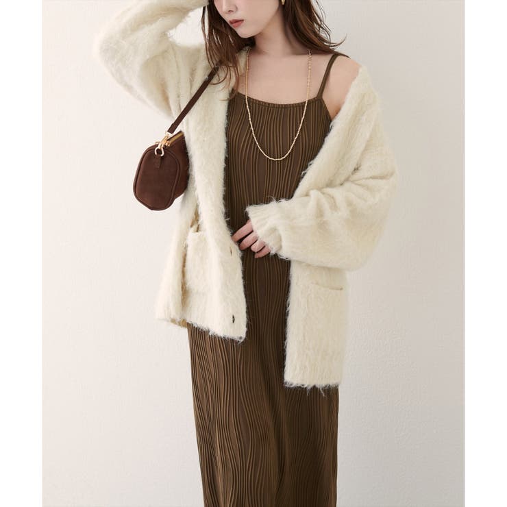 【natural couture】流線ストライプナローワンピース | NICE CLAUP / OLIVE des OLIVE　OUTLET | 詳細画像5 