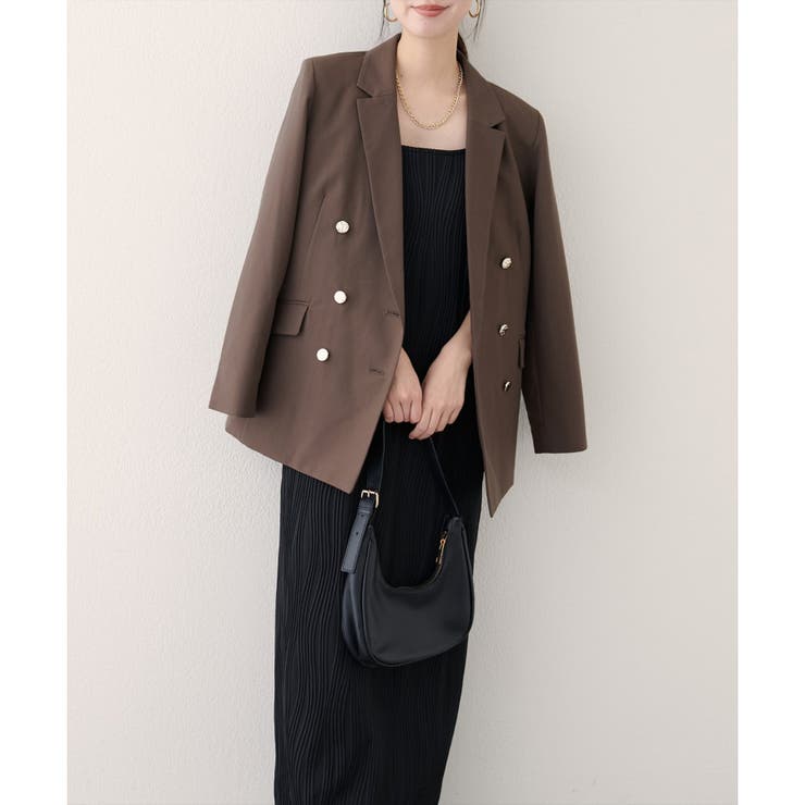 ブラック | 【natural couture】流線ストライプナローワンピース | NICE CLAUP / OLIVE des OLIVE　OUTLET