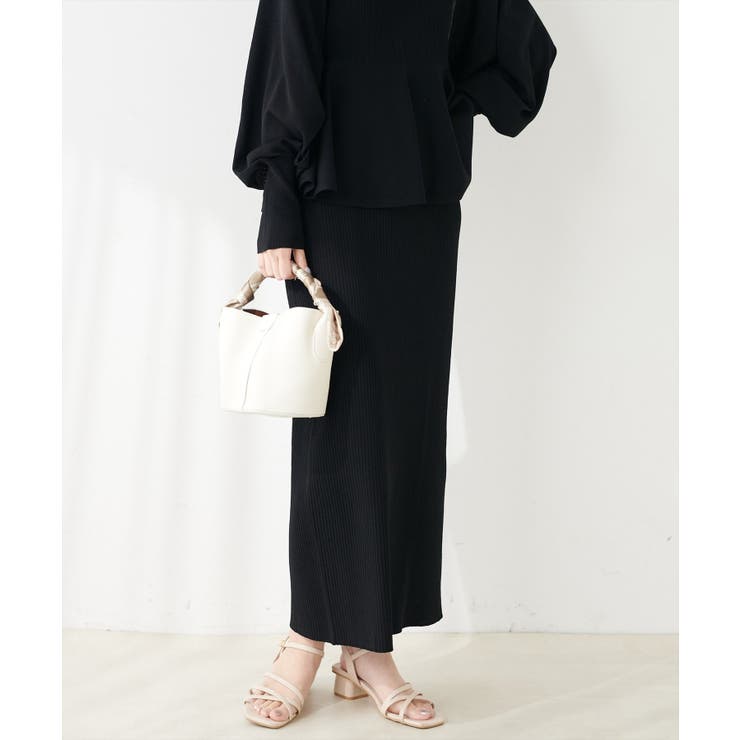 【natural couture】UVカット付きリブニットタイトスカート | NICE CLAUP / OLIVE des OLIVE　OUTLET | 詳細画像23 