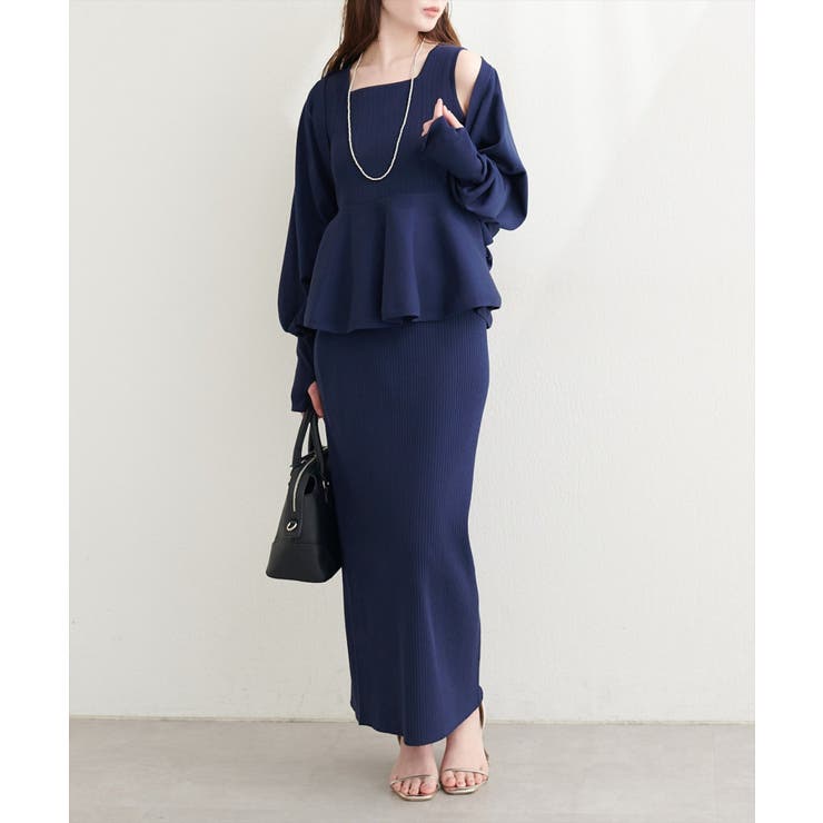 【natural couture】UVカット付きリブニットタイトスカート | NICE CLAUP / OLIVE des OLIVE　OUTLET | 詳細画像20 