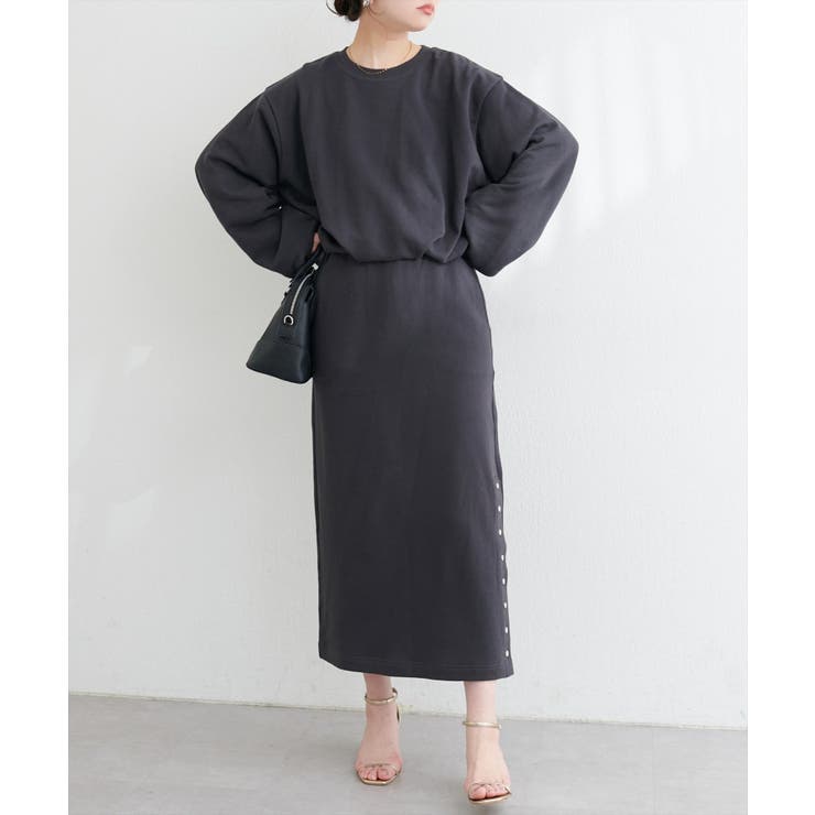 【natural couture】スリット釦ナロースカート | NICE CLAUP / OLIVE des OLIVE　OUTLET | 詳細画像11 