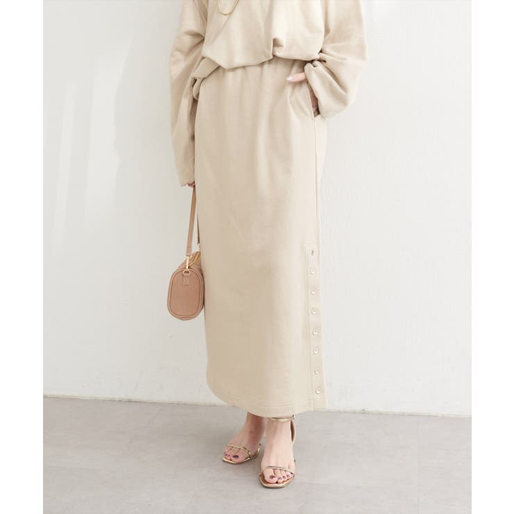 【natural couture】スリット釦ナロースカート | NICE CLAUP / OLIVE des OLIVE　OUTLET | 詳細画像15 