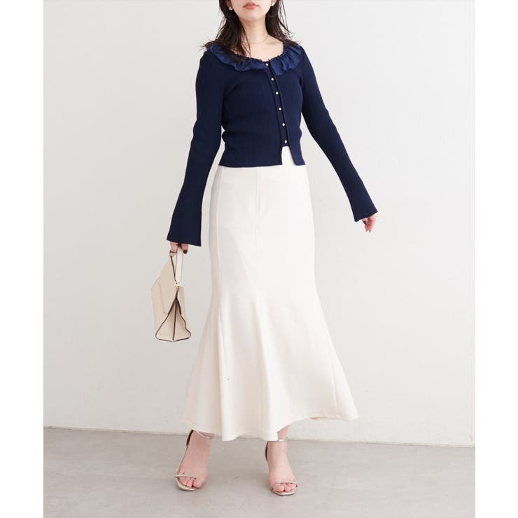【natural couture】ハートウエストカットマーメイドスカート | NICE CLAUP / OLIVE des OLIVE　OUTLET | 詳細画像9 