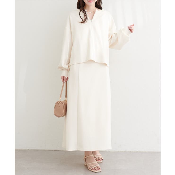 【natural couture】〈ako〉Aラインダンボールスカート | NICE CLAUP / OLIVE des OLIVE　OUTLET | 詳細画像2 