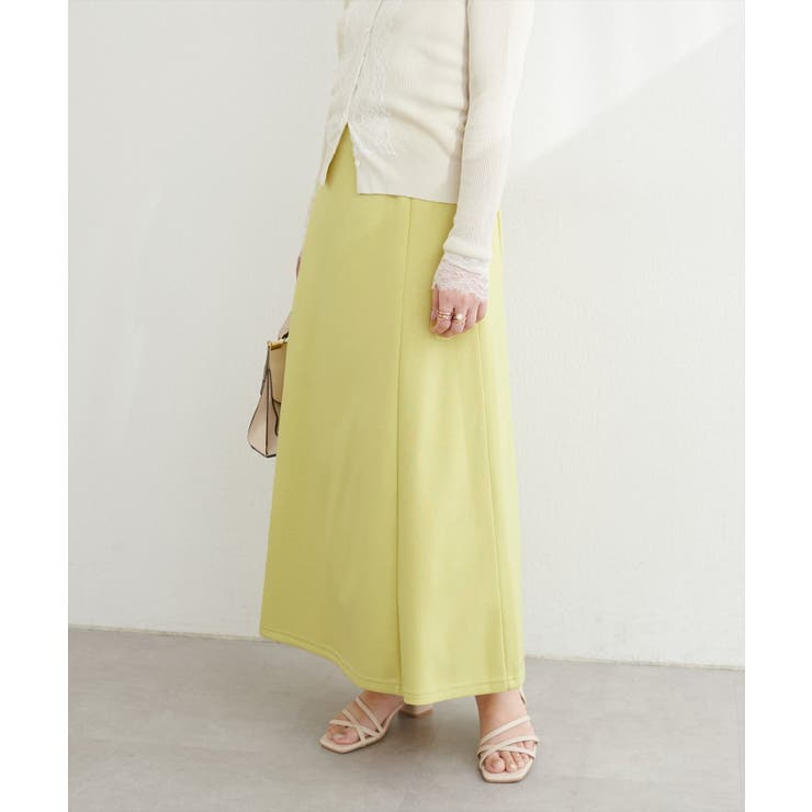 ライム | 【natural couture】〈ako〉Aラインダンボールスカート | NICE CLAUP / OLIVE des OLIVE　OUTLET