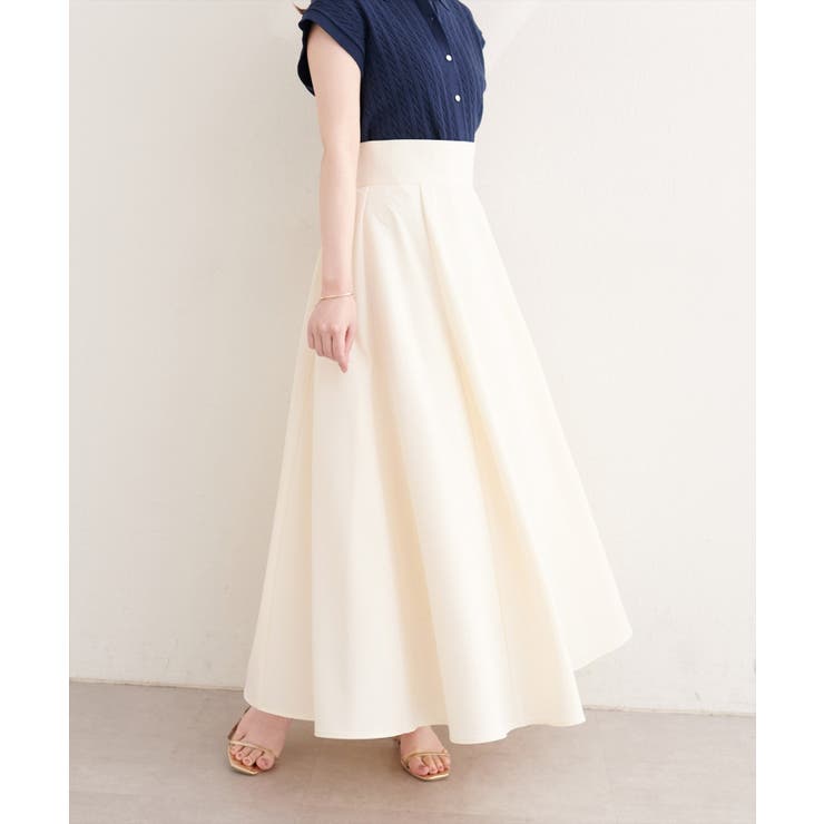 【natural couture】ハイウエストサーキュラースカート | NICE CLAUP / OLIVE des OLIVE　OUTLET | 詳細画像3 