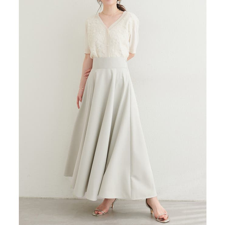 ミント | 【natural couture】ハイウエストサーキュラースカート | NICE CLAUP / OLIVE des OLIVE　OUTLET