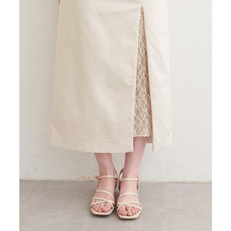 【natural couture】＜mizumami＞スリットレーススカート | NICE CLAUP / OLIVE des OLIVE　OUTLET | 詳細画像16 