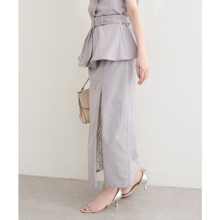 【natural couture】＜mizumami＞スリットレーススカート | NICE CLAUP / OLIVE des OLIVE　OUTLET | 詳細画像22 