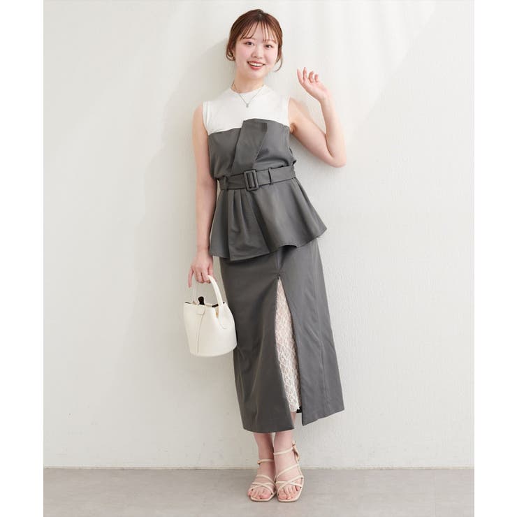 【natural couture】＜mizumami＞スリットレーススカート | NICE CLAUP / OLIVE des OLIVE　OUTLET | 詳細画像26 