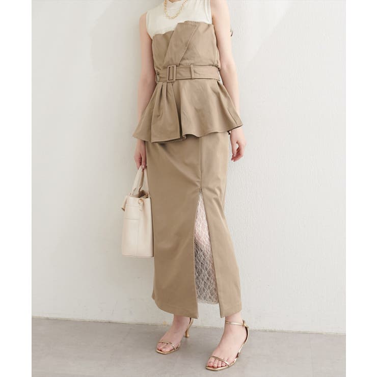 【natural couture】＜mizumami＞スリットレーススカート | NICE CLAUP / OLIVE des OLIVE　OUTLET | 詳細画像38 