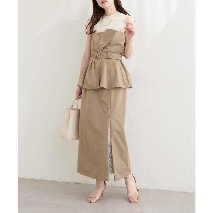 【natural couture】＜mizumami＞スリットレーススカート | NICE CLAUP / OLIVE des OLIVE　OUTLET | 詳細画像39 