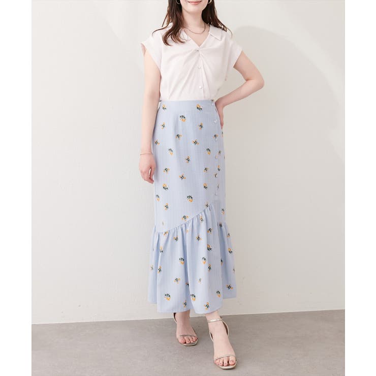 【natural couture】フロントボタンマーメイドスカート | NICE CLAUP / OLIVE des OLIVE　OUTLET | 詳細画像26 