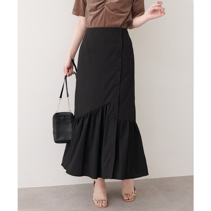 【natural couture】フロントボタンマーメイドスカート | NICE CLAUP / OLIVE des OLIVE　OUTLET | 詳細画像16 